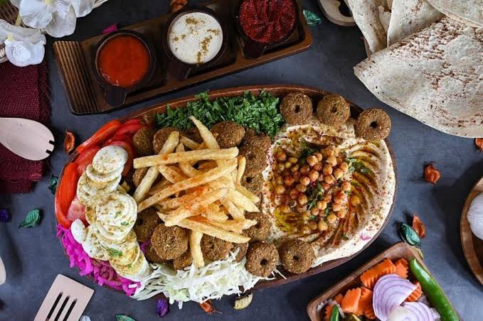 مطعم فلافل الوردة الشامية بالخرج (الاسعار+ المنيو+ الموقع) كافيهات و